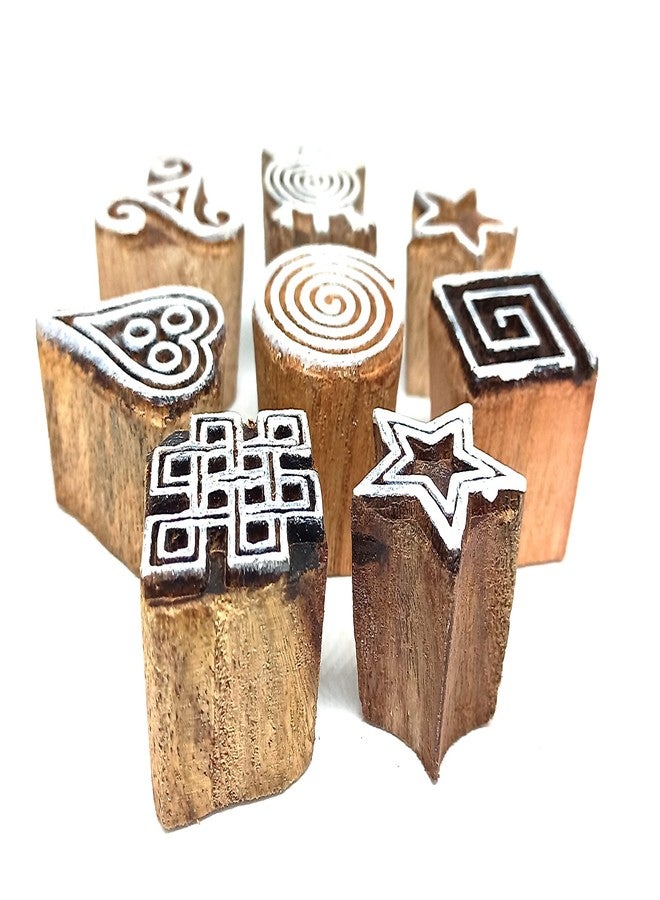 MasterLock Wooden Printing Block Hand Carved (Size 1 To 1.5 Inch) Printing Blocks - Image 4